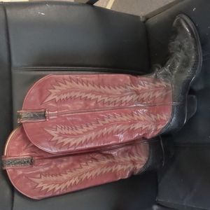 Fancy two-step boots